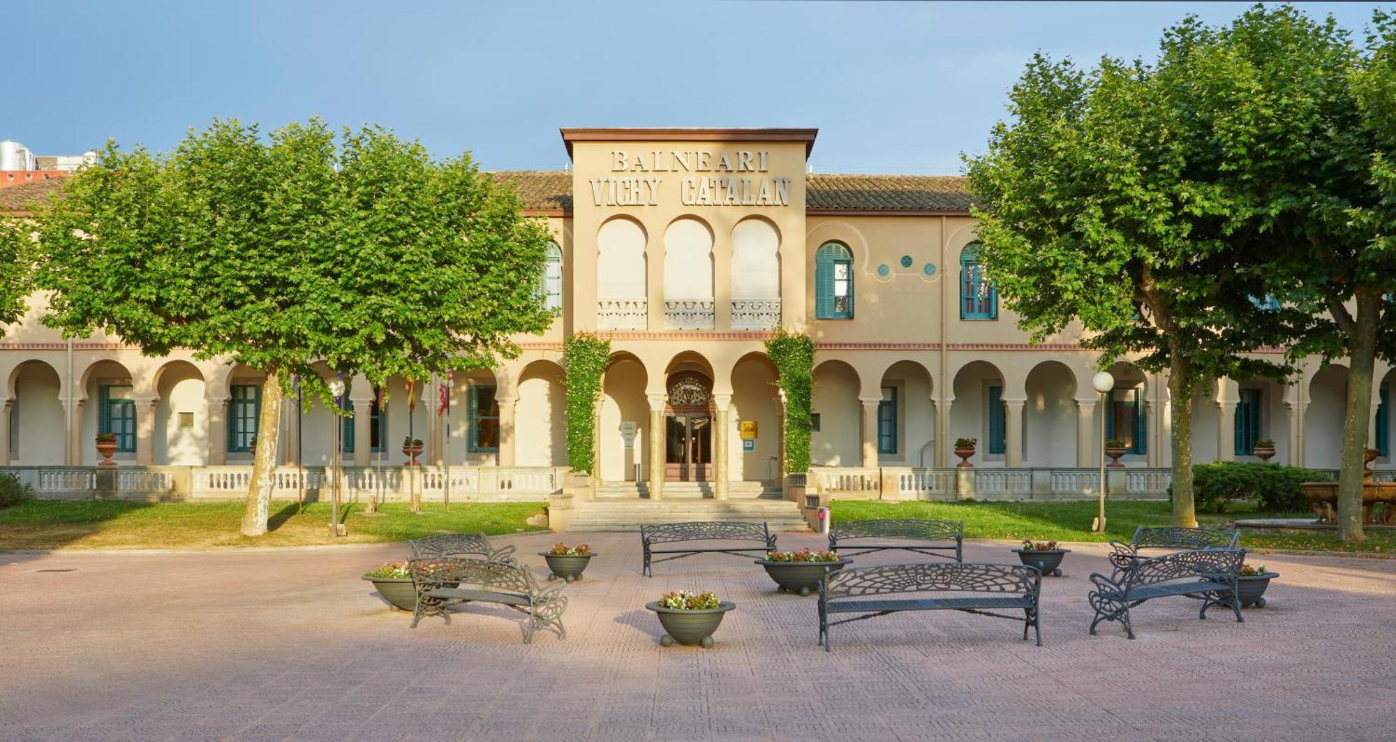 קאלדס דה מאלבלה 1881 Hotel Balneario Vichy Catalan מראה חיצוני תמונה